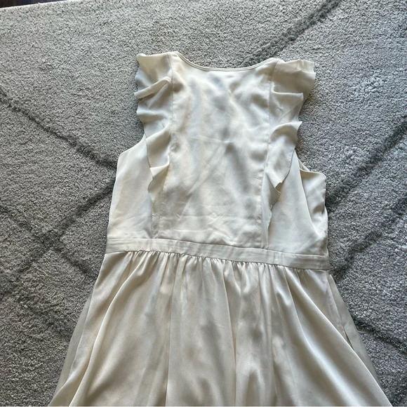 Banana Republic Dress cream butterscotch mini pockets 16 new - Picture 12 of 13